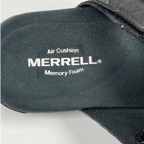 Merrell EUC Mendi Thong Sandals Women's 6 Black White J000788 Performance - Picture 9 of 9